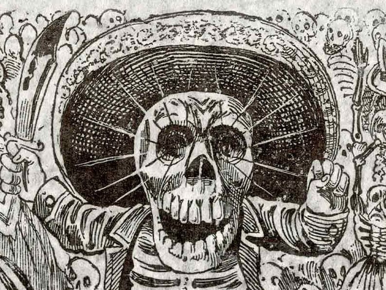 The day of the Dead Día de los Muertos José Guadalupe Posada Mexican artist early C20th image 3