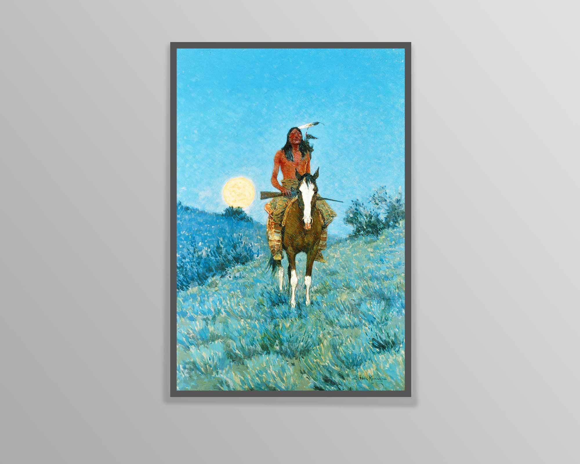 Frederic Remington Canvas Prints Western Cowboy Wall Art
