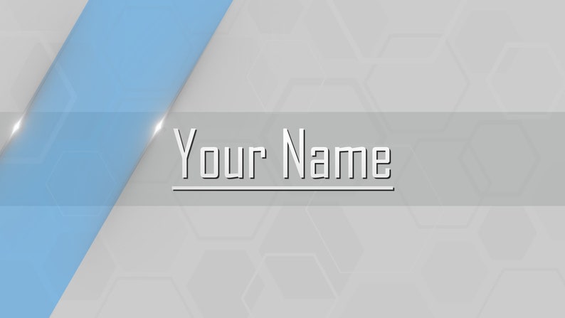 Youtube Banner Photoshop Template Etsy