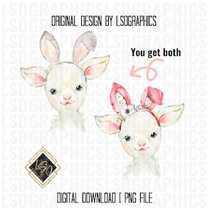 Easter Bunny Lamb boy and girl| Lamb Png| Easter Digital download| Kids Sublimation| Easter Bunny Lamb| Lamb of God| Lamb| Easter | DTF| DTG