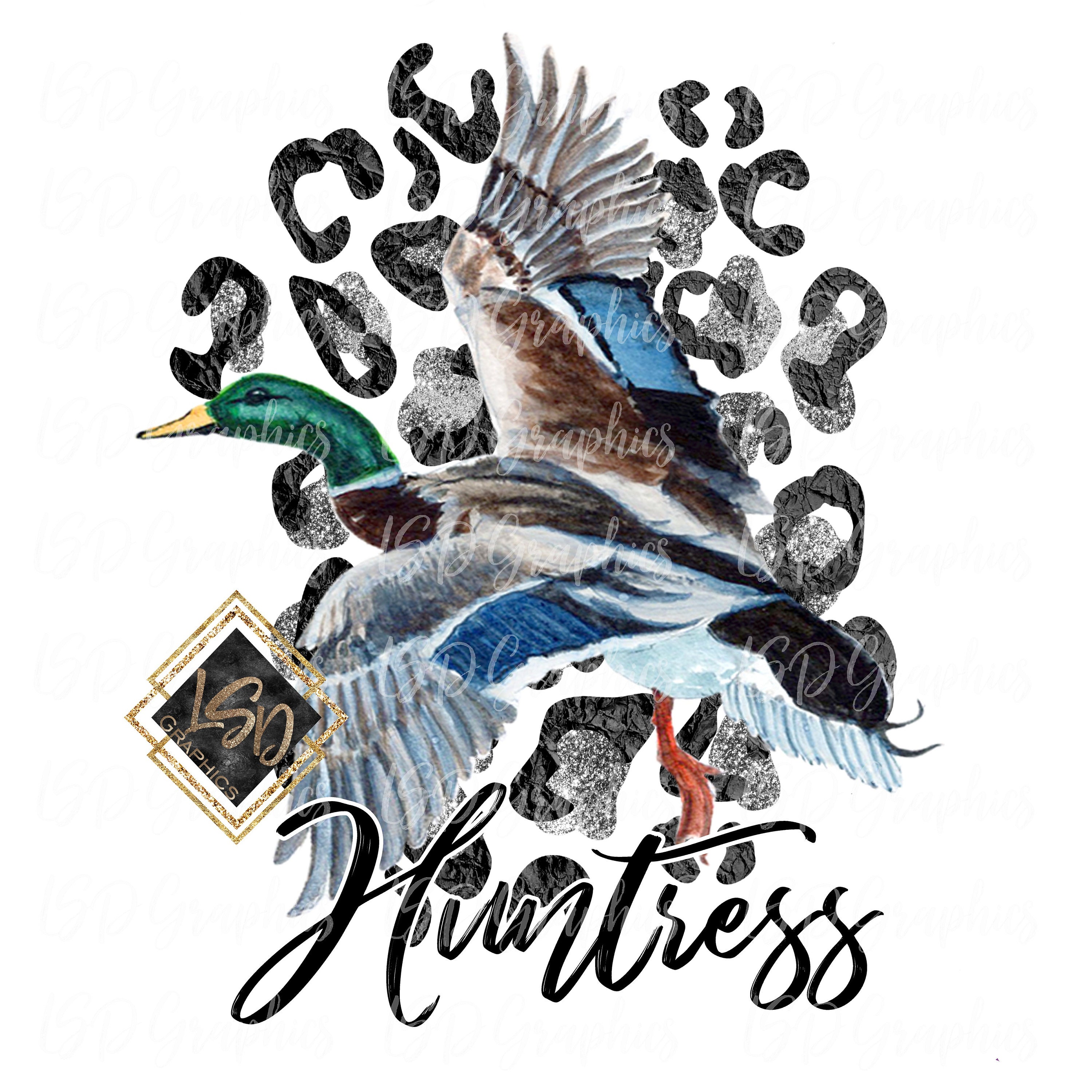 Huntress Mallard PNG| Huntress Digital Download| Sublimation Download