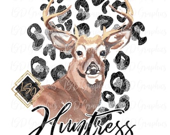 Huntress  Deer PNG| Huntress Digital Download| Sublimation Download
