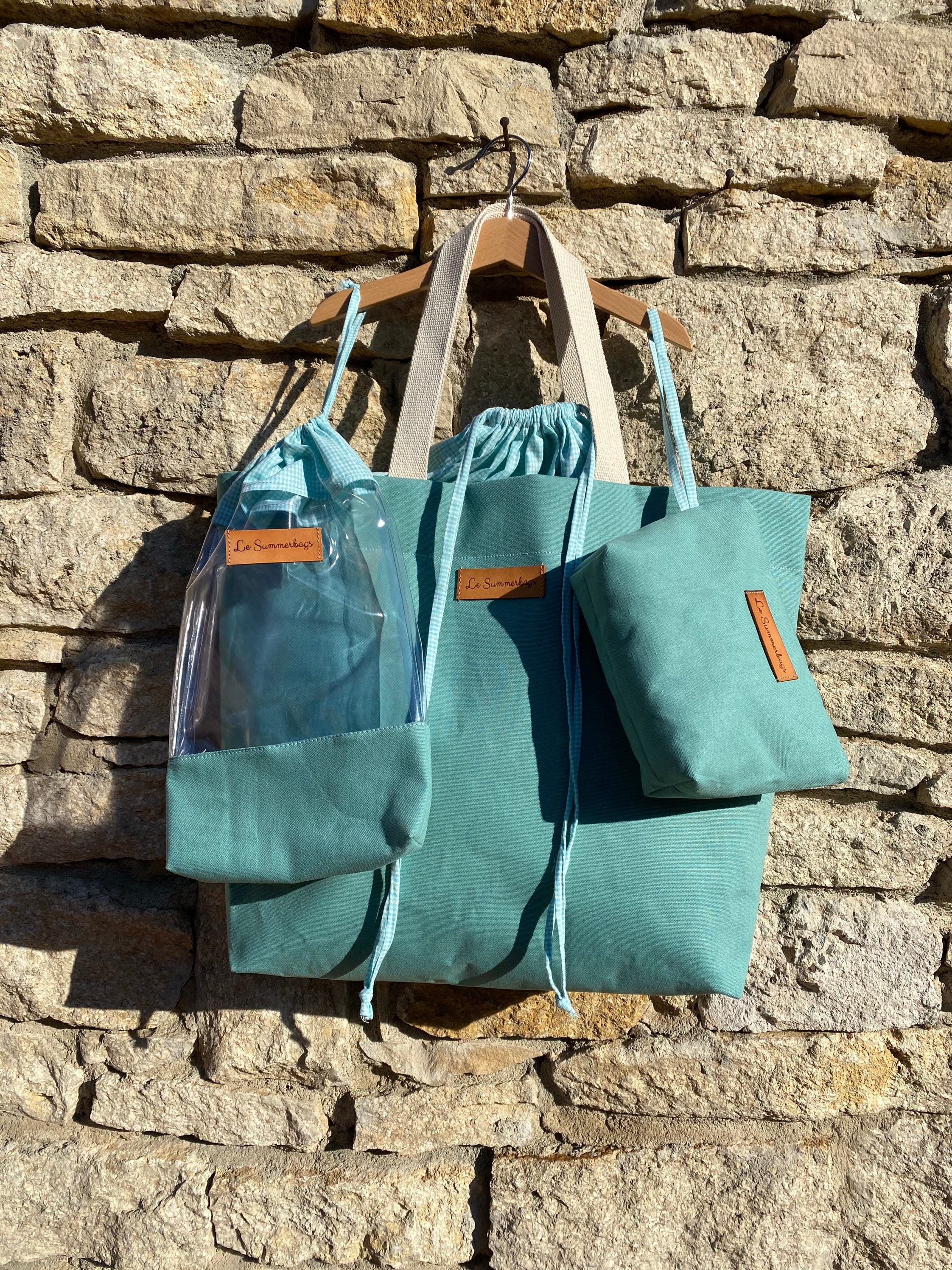Borsa da spiaggia borsa da mare zaino sacca pochette | Etsy Italia