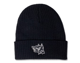 Beware of Dog Sustainable Ribbed Knit Beanie