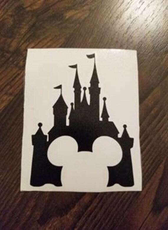 Mickey Castle decal/ Bumper Stickers Etsy