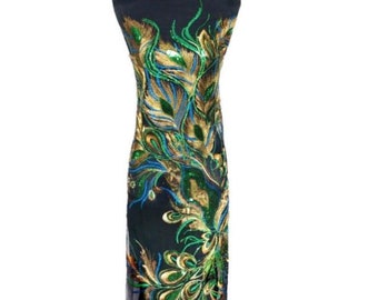 peacocks sequin dress