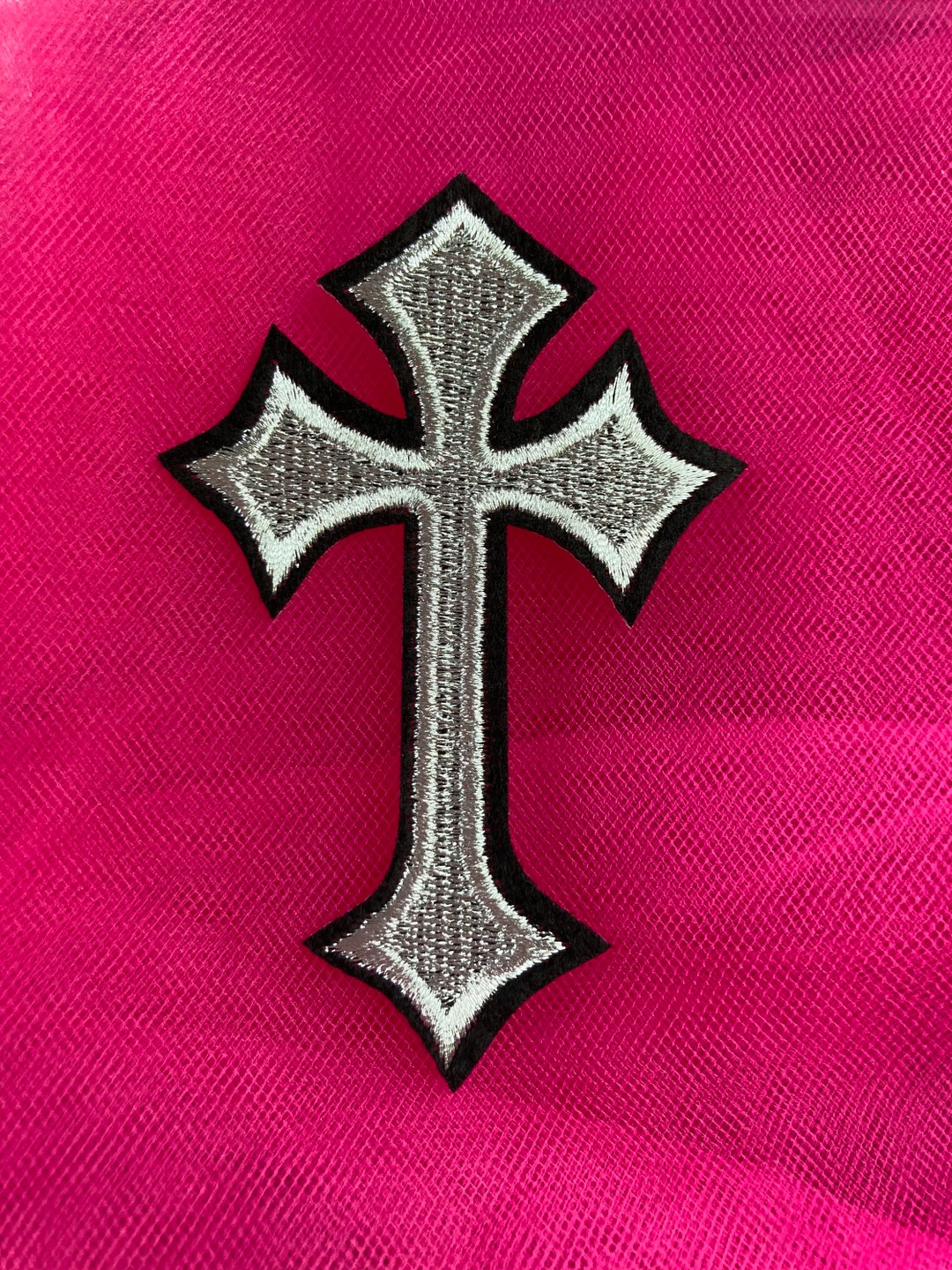 Gold or Silver Embroidered Iron on Applique Patch,embroidery Cross Patch  for T-shirt or Coat,decoration Embroidery Appliques Patches 