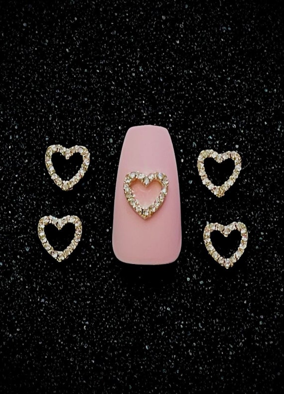 2021 Piercing Nail Arts Hollow Charms Alloy Heart 5/10/100pcs Star Hoop  Kawaii Skull Rabbit Longnails Nail Dangle Pendants Je076 - Rhinestones &  Decorations - AliExpress