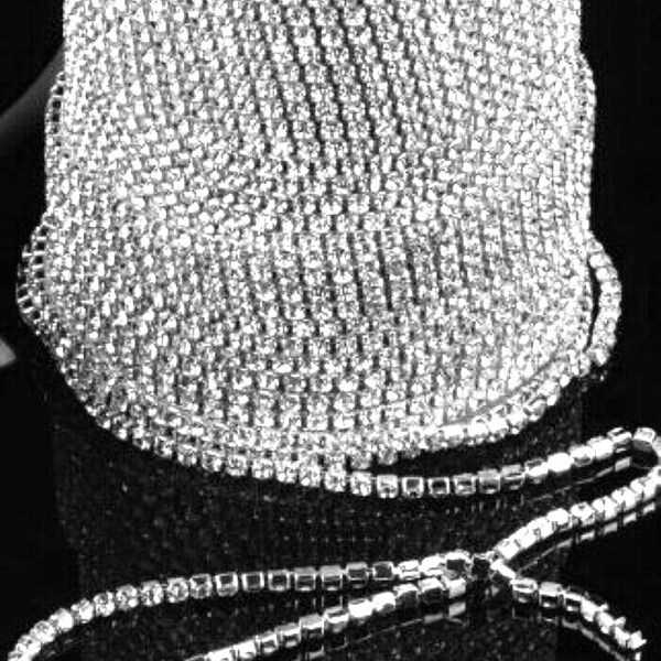 Rhinestone Trim - Etsy