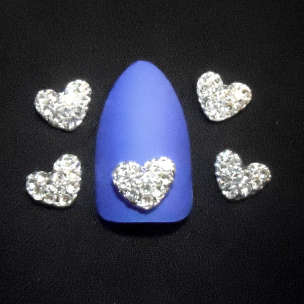 Heart Nail Decals Etsy