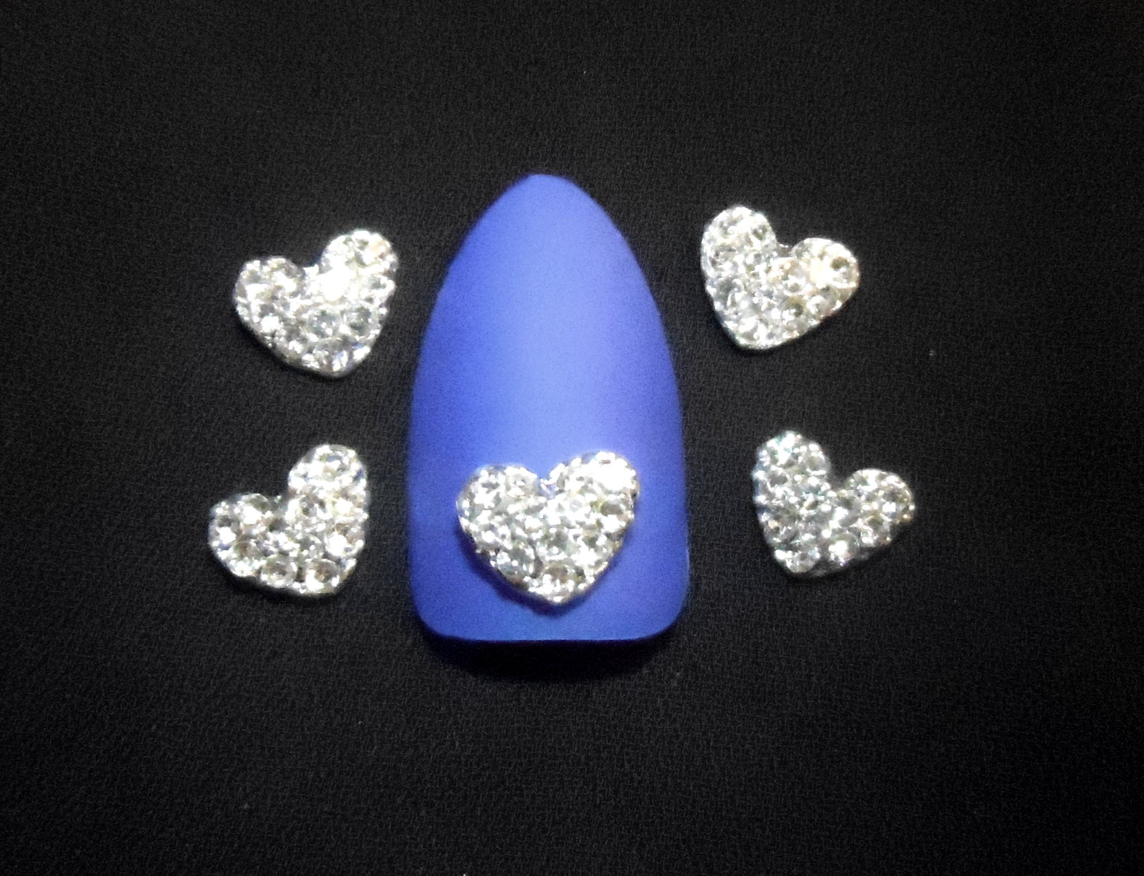 Nail Rhinestones Glitter Heart Crystal Rhinestone For Nail Art