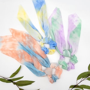 Tie Dye scarf Scrunchie