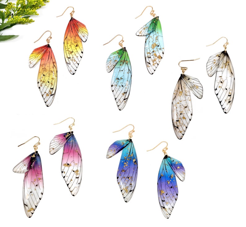 Enchanted Fairy Wing Earrings Jewelry, Gifts for Her 