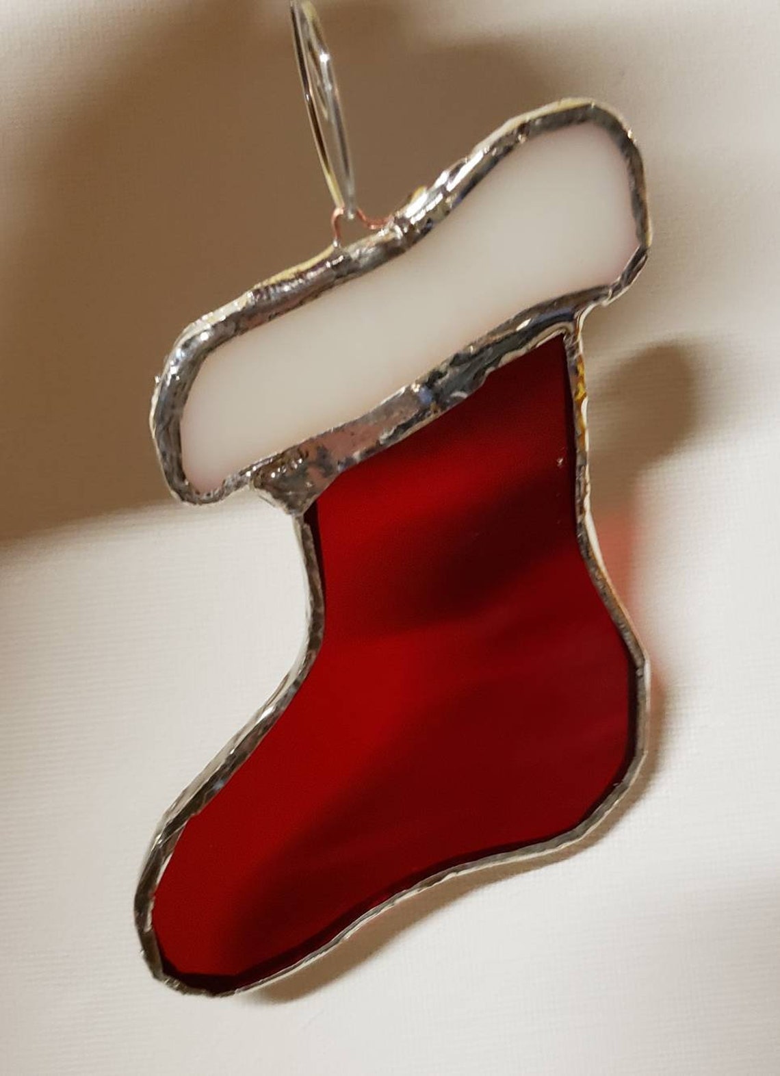 Stained Glass Christmas Stocking Etsy