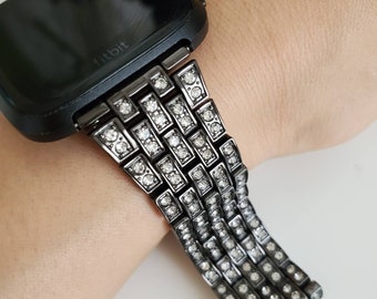 fitbit versa bling bands