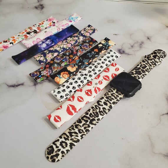 leopard print fitbit versa band