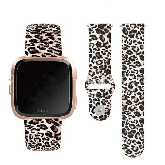 Fitbit Versa2 Watch Band Leopard Print 
