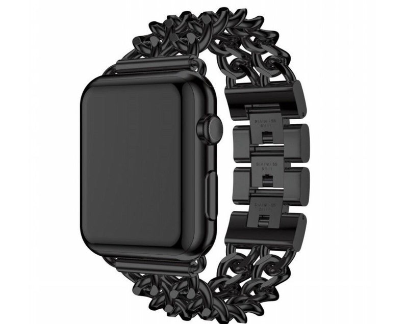 Apple Watch Chain Watch Band StrapStainless Steel Metal Etsy