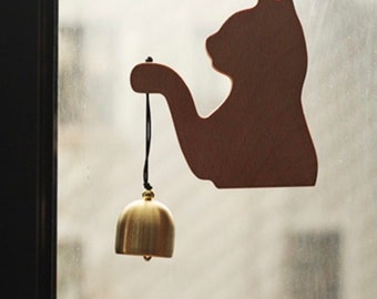 cat doorbell etsy