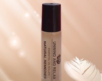 Relaxation Essential Oil Roller Blend - Natural Unwind Aid for Women - Therapeutic Wellness Gift