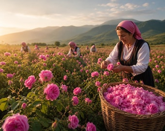 Pure Rose Oil - 100% Natural, Premium Quality Rose Otto - 2g
