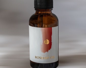 Organic Rosehip Oil – Cold Pressed, Natural Face & Skin Serum