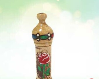 Traditional 2ml Rose Oil Perfume - Authentic Souvenir Gift - Captivating Floral Fragrance