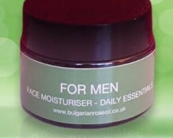 Men's Face Cream - Hydrating and Nourishing - Suitable for All Skin Types