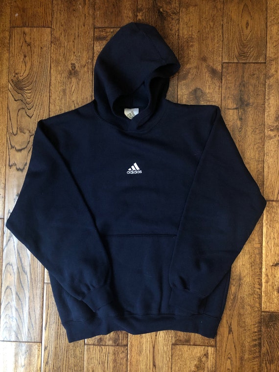 adidas small logo hoodie