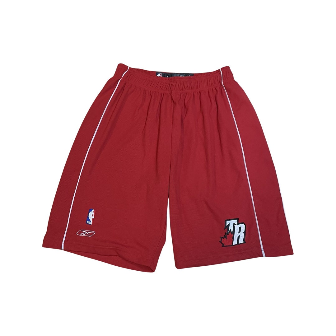 Urban Auctions - 2 PAIRS OF TORONTO RAPTORS SHORTS - VINTAGE NIKE & JUST DON  - SIZE L