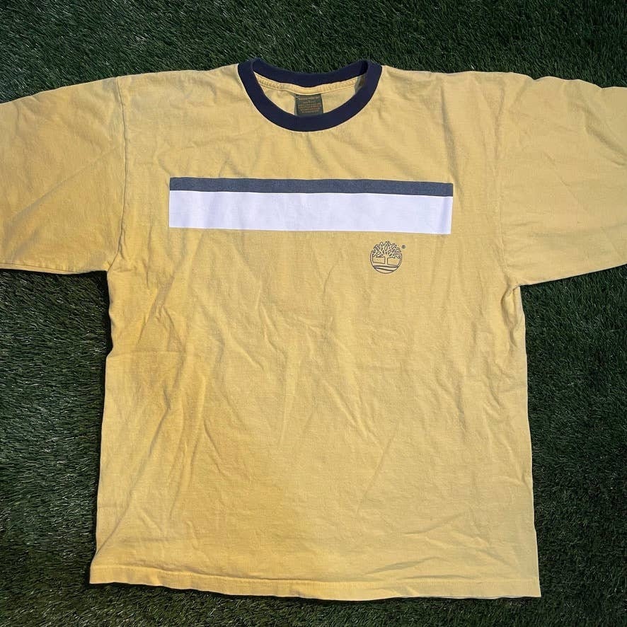 Vintage 90s Timberland T Shirt Mens XL Deep Sea Fishing Graphic Outdoor  Distress