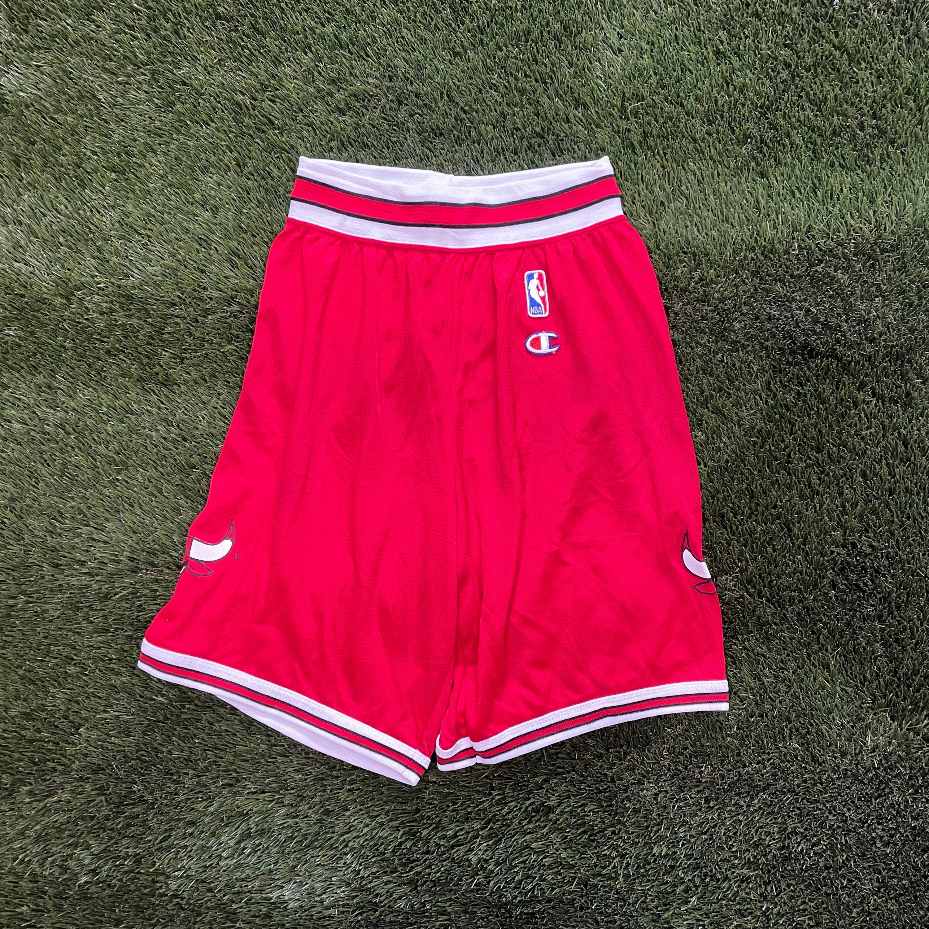 Stitched NBA Chicago Bulls Michael Jordan Jersey Basketball Shorts SIZE  X-Large