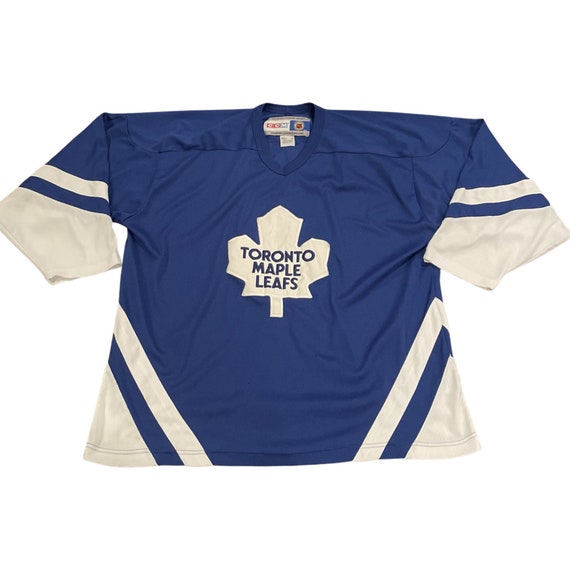 TORONTO MAPLE LEAFS 90s NHL ICE HOCKEY JERSEY CCM CANADA VINTAGE MENS ADULT  SZ S