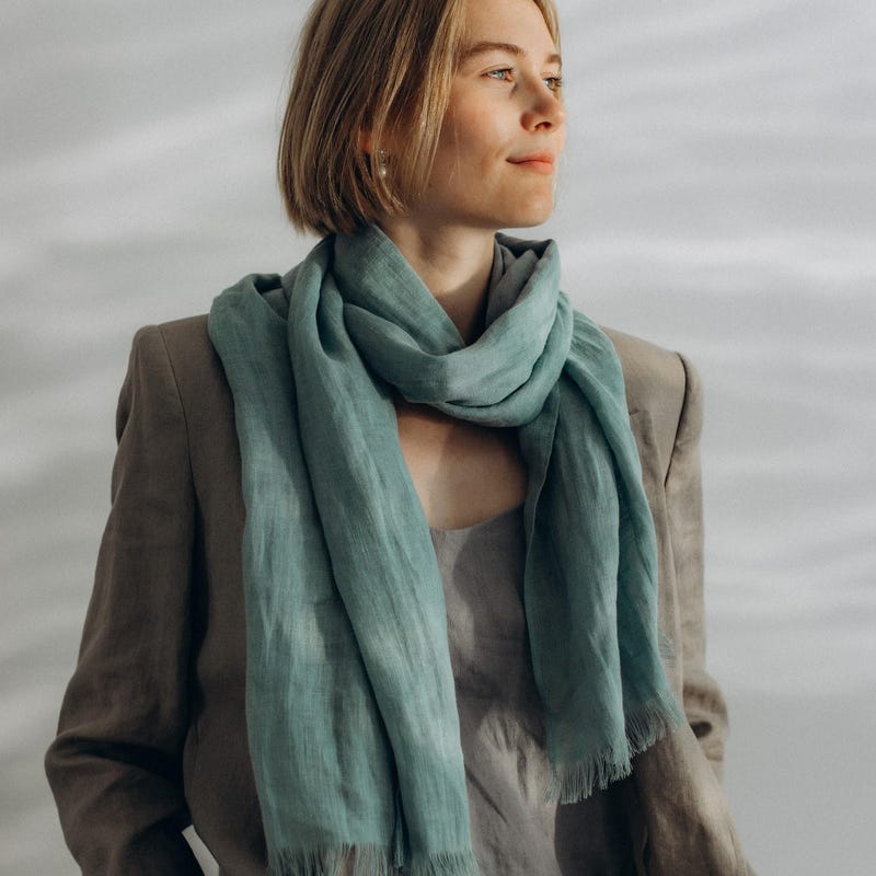 Fringe Solid Color Scarf