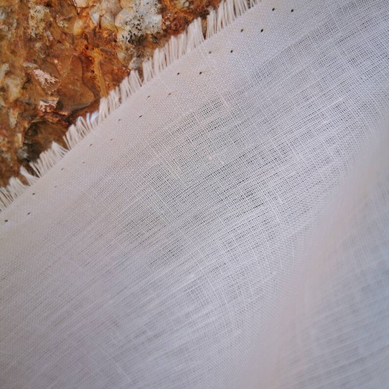 Linen fabric 260cm wide natural white 155 gsm 100/% linen