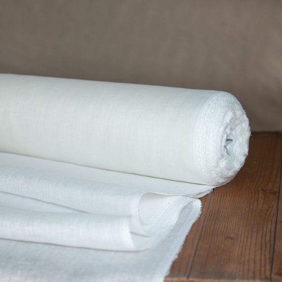 Linen Gauze Linen Fabric Natural White. 100 Linen 85 G/m2 Etsy