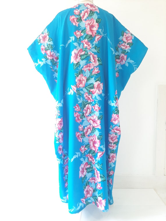 Vintage Never Worn Mint 70s Helena's Hawaii Caftan Ki… - Gem