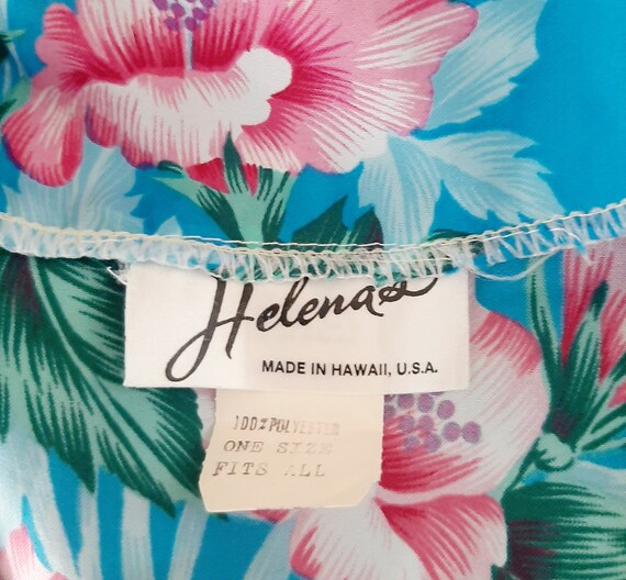 Vintage Never Worn Mint 70s Helena's Hawaii Caftan Ki… - Gem