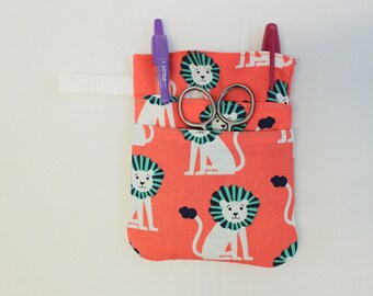 Orange Lion Scrub POCKET Insert, Organizer & Protector for Nurses, Doctors