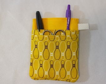 Bowling Pins POCKET Insert, Organizer & Protector for Nurses, Doctors