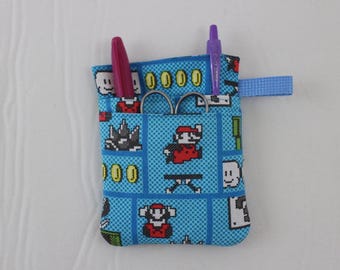Super Mario Scrub POCKET Insert, Organizer & Protector for Nurses, Doctors