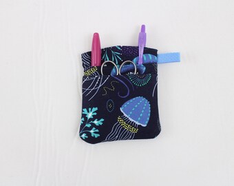 Starry Night Scrub POCKET Insert, Organizer & Protector for Nurses, Doctors