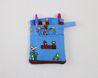 Super Mario Scrub POCKET Insert, Organizer & Protector for Nurses, Doctors