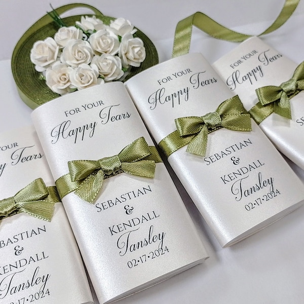 Personalized Wedding Favors, Wedding Tissue packs, Wedding decor