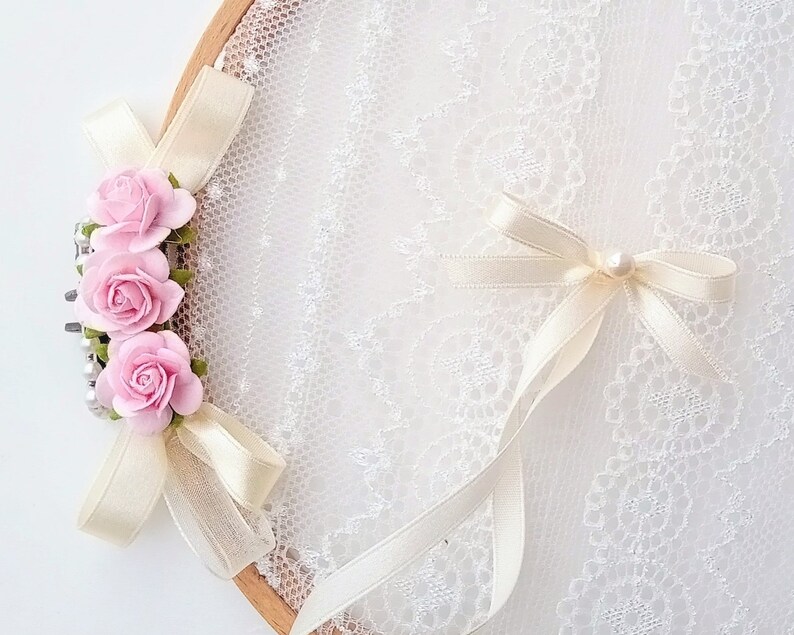 Alternative Ring Pillow Wedding Ring Pillow Pink Ring Etsy