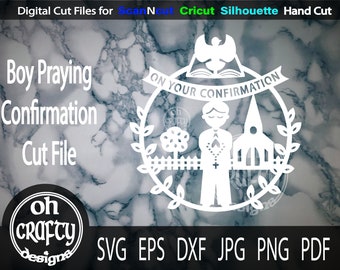 Download Boy Praying Svg Etsy