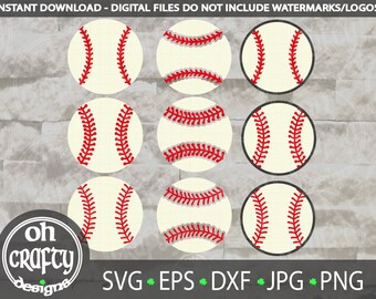 Baseballs svg bundle, multi layer cut files, layered svg, baseballs red stitches svg, baseball clipart, baseball template, baseball png, dxf
