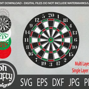 Dartscheibe svg, Vatertag svg, Bullseye svg, Cake Topper svg, Papa Geburtstag svg, Dartscheibe geschnitten Datei, Dartscheibe svg Datei, Karte machen svg
