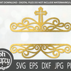 Swirl Monogramm svg, Split Monogramm svg, Kreuz svg-Datei, Taufe svg, religiöse Schnittdatei, christliche svg-Datei, religiöse svg, digitaler download
