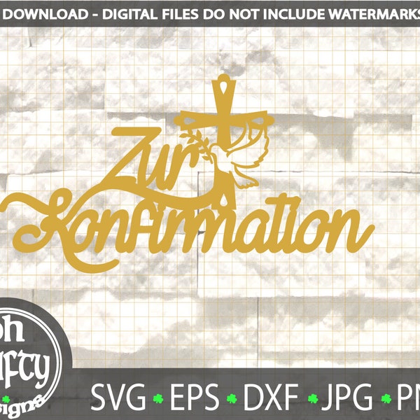 Zur konfirmation svg, Konfirmation svg, dove and cross svg, konfirmation clipart, konfirmation png, caketopper svg, dxf eps jpg files,